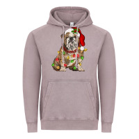 Vintage Zinc Christmas english bulldog Vintage Hoodie - BarkalooDesign