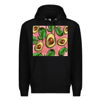 Black avacado pink tumbler Premium Hoodie - BarkalooDesign
