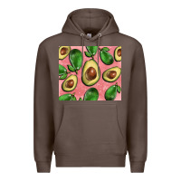 Coffee avacado pink tumbler Premium Hoodie - BarkalooDesign