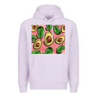 Lilac avacado pink tumbler Premium Hoodie - BarkalooDesign