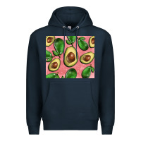 Navy avacado pink tumbler Premium Hoodie - BarkalooDesign