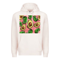 Pale Pink avacado pink tumbler Premium Hoodie - BarkalooDesign