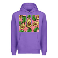 Purple avacado pink tumbler Premium Hoodie - BarkalooDesign