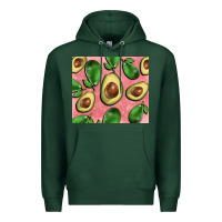 Sports Green avacado pink tumbler Premium Hoodie - BarkalooDesign