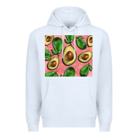 White avacado pink tumbler Premium Hoodie - BarkalooDesign