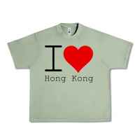 Oil Green i love hong kong Urban Heavy Tee - artisFamous