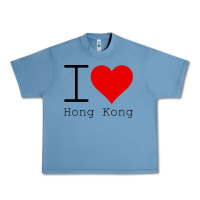 Pebble Blue i love hong kong Urban Heavy Tee - artisFamous