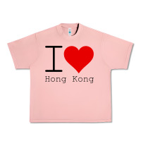 Salmon i love hong kong Urban Heavy Tee - artisFamous