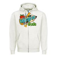 Oatmeal Heather kindergarten grade dude Zipper Hoodie - RanaPortraitStore