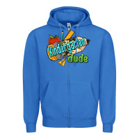 True Royal kindergarten grade dude Zipper Hoodie - RanaPortraitStore