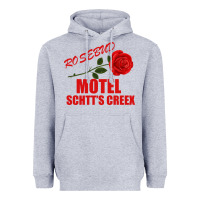 Heather Grey rosebud  motel schtts creex Heavyweight Hoodie - Bettercallsaul