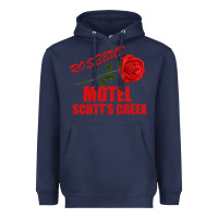 Navy rosebud  motel schtts creex Heavyweight Hoodie - Bettercallsaul