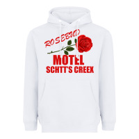 White rosebud  motel schtts creex Heavyweight Hoodie - Bettercallsaul