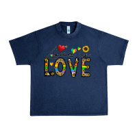 Navy love is love Urban Heavy Tee - CowhideDigitalArt