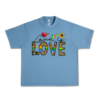 Pebble Blue love is love Urban Heavy Tee - CowhideDigitalArt