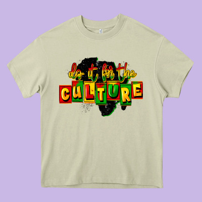 Do It For The Culture Heavy Core Tee Designed By Fadigitalartstudio