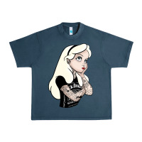 Midnight Navy alice tattoo Urban Heavy Tee - artisFamous
