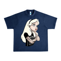 Navy alice tattoo Urban Heavy Tee - artisFamous