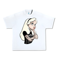 White alice tattoo Urban Heavy Tee - artisFamous