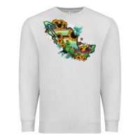 Dove Grey Mexico Map Premium Sweatshirt - RanaPortraitStore