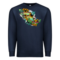 Navy Mexico Map Premium Sweatshirt - RanaPortraitStore