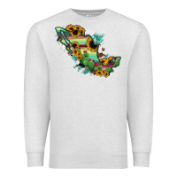 Oatmeal Heather Mexico Map Premium Sweatshirt - RanaPortraitStore