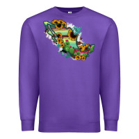 Purple Mexico Map Premium Sweatshirt - RanaPortraitStore