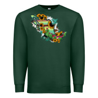 Sports Green Mexico Map Premium Sweatshirt - RanaPortraitStore