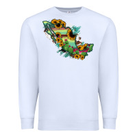 White Mexico Map Premium Sweatshirt - RanaPortraitStore