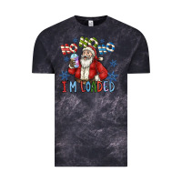 Cloud Black ho ho ho im loaded Vintage Tee - CowhideDigitalArt