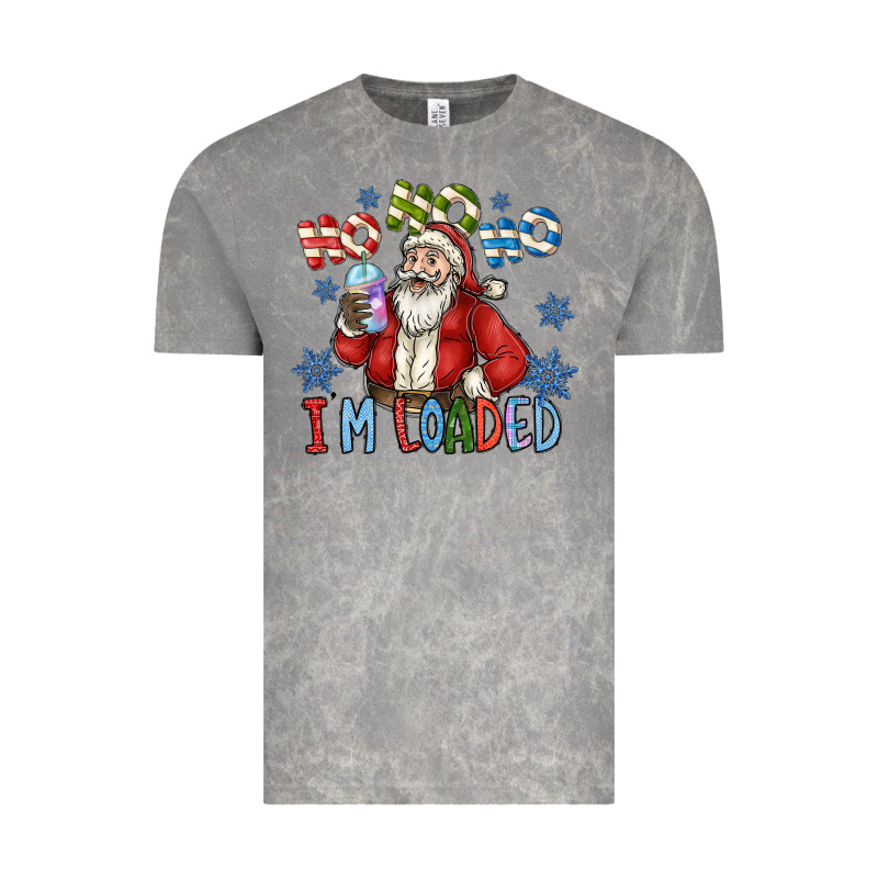 Ho Ho Ho Im Loaded Vintage Tee by CowhideDigitalArt | Teevron