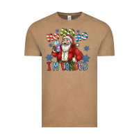 Vintage Coffee ho ho ho im loaded Vintage Tee - CowhideDigitalArt