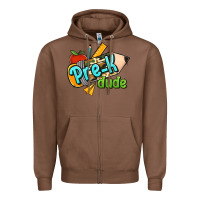 Chestnut pre k dude Zipper Hoodie - RanaPortraitStore