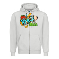 Dove Grey pre k dude Zipper Hoodie - RanaPortraitStore
