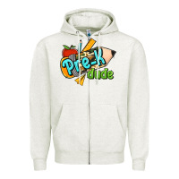 Oatmeal Heather pre k dude Zipper Hoodie - RanaPortraitStore