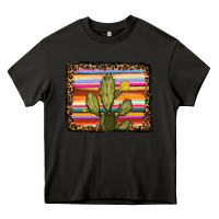 Asphalt serape leopard cactus Heavy Core Tee - RanaPortraitStore