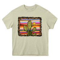 Mossy serape leopard cactus Heavy Core Tee - RanaPortraitStore
