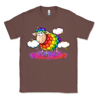 Chestnut rainbow sheep pride Classic Tee - FaDigitalArtStudio
