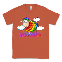 Copper rainbow sheep pride Classic Tee - FaDigitalArtStudio