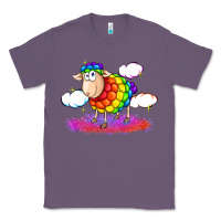 Lavender rainbow sheep pride Classic Tee - FaDigitalArtStudio