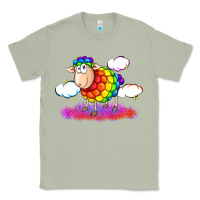 Matcha rainbow sheep pride Classic Tee - FaDigitalArtStudio