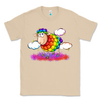 Mushroom rainbow sheep pride Classic Tee - FaDigitalArtStudio
