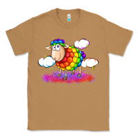 Toasted Coconut rainbow sheep pride Classic Tee - FaDigitalArtStudio