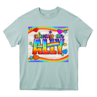 Arona Always An Ally Pride LGBTQ+ Tumbler Heavy Core Tee - BundleAndBundleShop