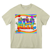 Mossy Always An Ally Pride LGBTQ+ Tumbler Heavy Core Tee - BundleAndBundleShop