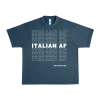 Midnight Navy italian af Urban Heavy Tee - artisFamous