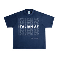 Navy italian af Urban Heavy Tee - artisFamous