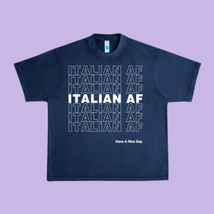Italian Af Urban Heavy Tee Designed By Artisfamous