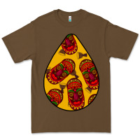 Cacao african masks teardrop  5 Premium Tee - BundleAndBundleShop