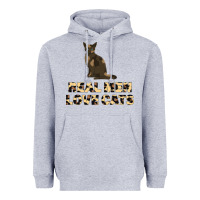 Heather Grey Real Men Love Cats Heavyweight Hoodie - Bettercallsaul